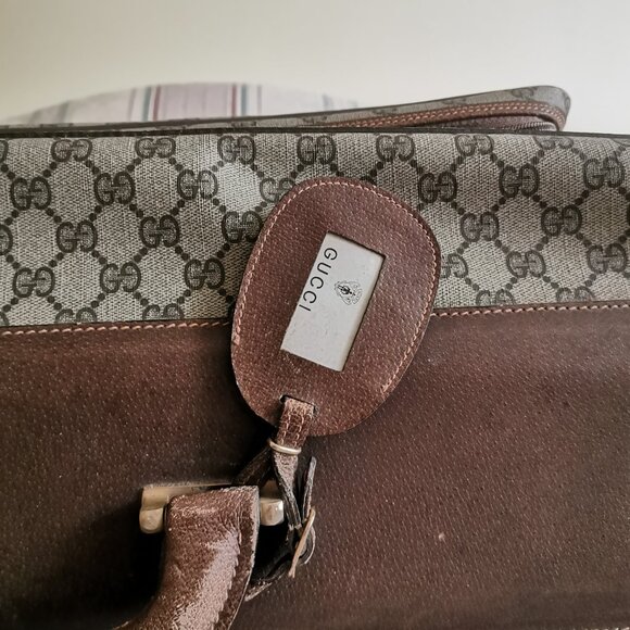 AUTHENTIC - 80's 'GUCCI' - Travel Bag - Suitcase *ULTRA RARE* - Picture 13 of 15